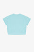 FRENCH TERRY ROLLUP SLEEVE WAISTBAND TEE